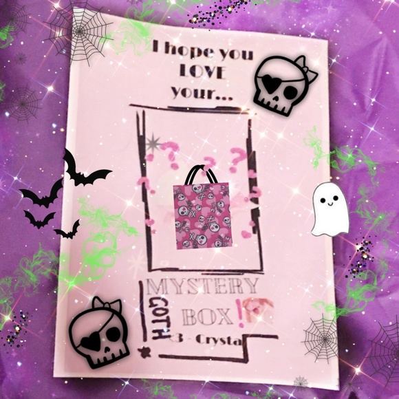 👾 Small & Medium GOTH MYSTERY BOX - Clothing / Accessories Etc! - Picture 3 of 7